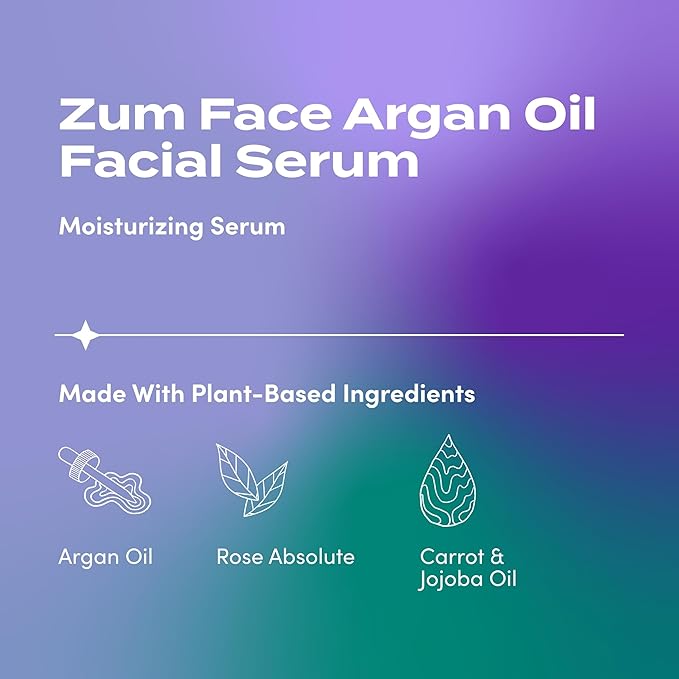 Indigo Wild Zum Face Argan Oil, 0.5 Fluid Ounce