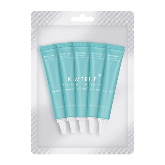 KIMTRUE Scalp Clear Gel for dry and oily scalp,Shampoo Pre-Cleanse,Removes Product Build-Up, Dirt and Oil,Cruelty Free 10ml x 5