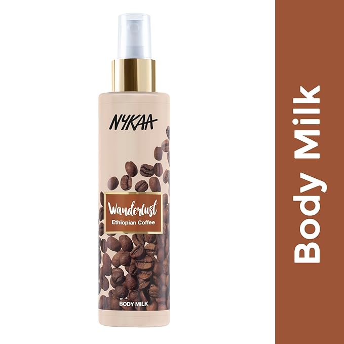 Nykaa Naturals Wanderlust Body Milk - with Green Tea Leaf Extracts - Lightweight and Non-Greasy Formula - Refreshing Scent - French Lavender - 6.08 oz