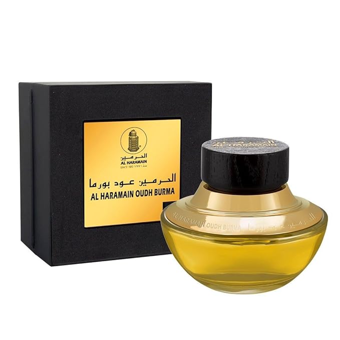 Al Haramain Oudh Burma Eau De Parfum Spray for Unisex - Arabian Perfume for Women & Men - Long Lasting Fragrance - Arabic Cologne - 2.5 oz EDP Spray