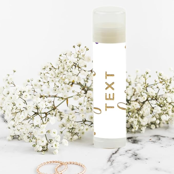 Andaz Press Personalized Lip Balm Party Glitter