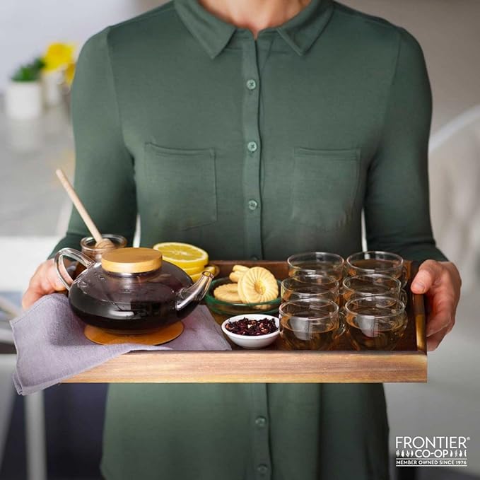 FRONTIER HERB TEA LSE GRN GUNPOWDER ORG 16 OZ (Pack of 4)