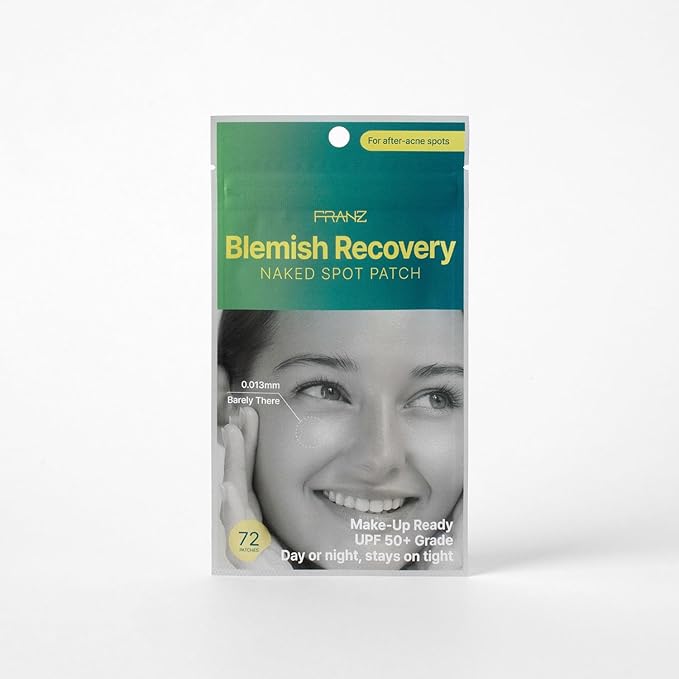 FRANZ - Dark Spot Treatment UV Pimple Patches Infused with Niacinamide, Alloferon - Makeup Ready with Invisible Finish - Korean Skincare Acne Treatment