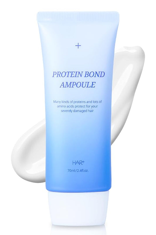 HAIR PLUS Velvet Protein Bond Nutri Injection Ampoule | Leave in Conditioner for Women & Men | For Frizzy and Damaged Hair | Smoothing Serum for Hair | Hair Moisturizer (70ml, 2.37fl oz)