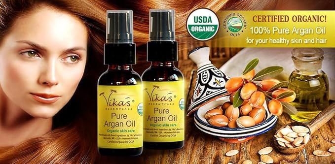 Vika's Essentials Certified Organic Argan Oil
