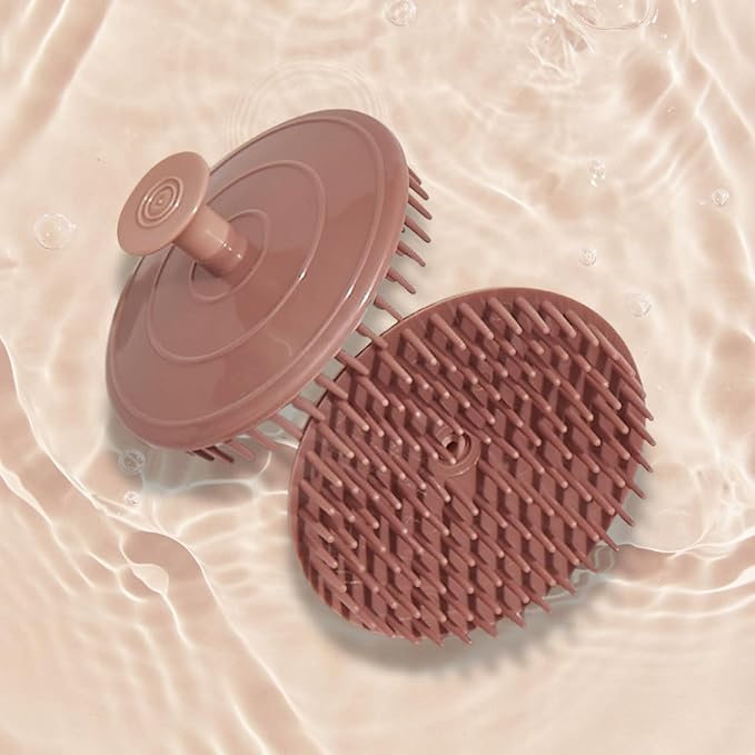 Kitsch Scalp Massager for Hair Care - Scalp Scrubber, Shampoo Brush & Exfoliator for All Hair Types - Relaxing & Exfoliating - Terracotta