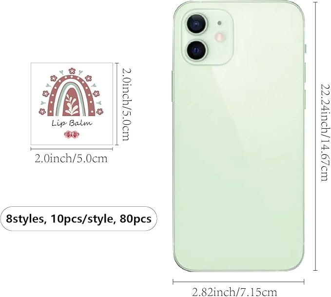 CRASPIRE 80Pcs 8 Styles Lip Balm Lipsticks