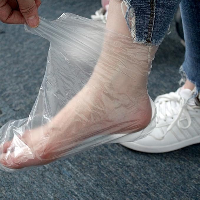 400 PCS Plastic Hand and Foot Bags Paraffin Wax Machine for Hand and Feet Paraffin Baths Gloves for Hand, Foot Covers Pedicure Bags for Feet Thermal Therabath Hot Wax Therapy