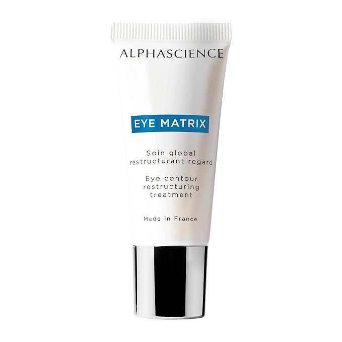 ALPHASCIENCE Eye Matrix - Eye Treatment Gel - Hydrating & Smoothing - Rich Formula for Dark Circles, Puffiness, Wrinkles & Fine Lines - Fragrance & Preservative-Free - 15 ml / 0.50 fl. oz.