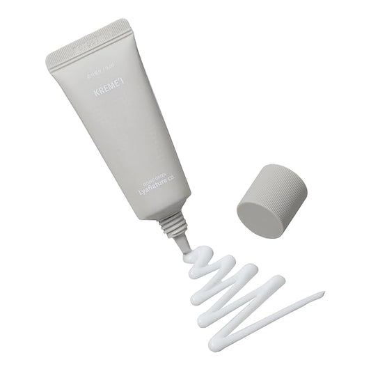 KREME I – Organic Korean Eye Cream, Anti-Aging Treatment for Dark Circles & Fine Lines, Skin Elasticity, Non-Toxic Korean Face Moisturizer, Paraben-Free Skincare (0.7 fl oz / 20g)