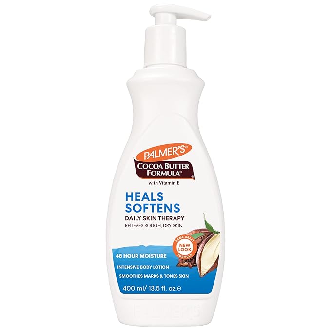 Palmer's Cocoa Butter Formula Daily Skin Therapy Cocoa Butter Body Lotion for Dry Skin, Hand & Body Conditioner, Pump Bottle,13.5 Oz (Pack of 3)