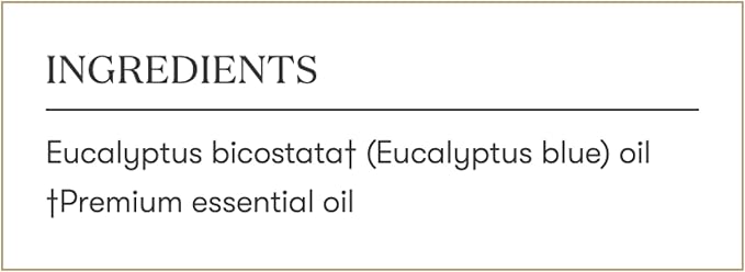 Young Living Eucalyptus Blue Premium Essential Oil Diffuser - 100% Pure, Cool & Refreshing Scent - Aromatherapy for Relaxation and Muscle Relief - 5ml Bottle
