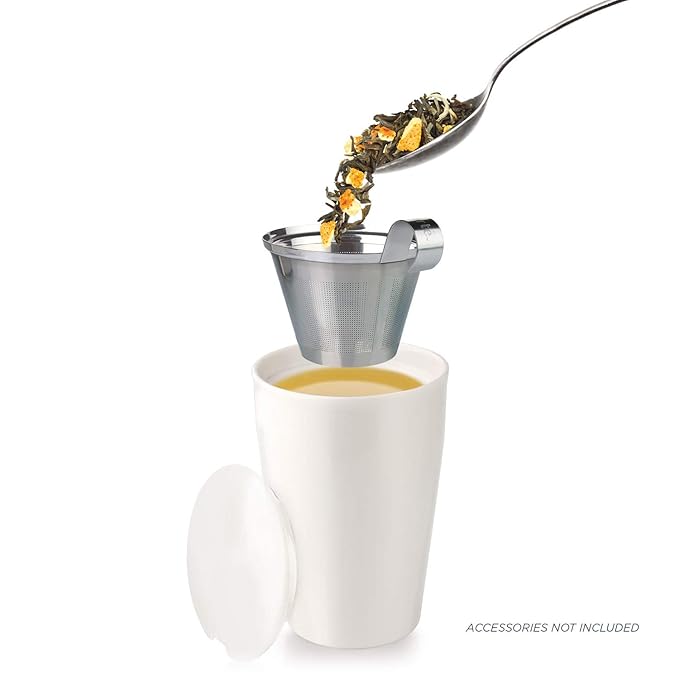 Tea Forte Raspberry Ganache Premium Organic Loose Leaf Caffeinated Black Tea Blend Canister, Makes 35-50 Cups, Tea Gifts for Mother's Day