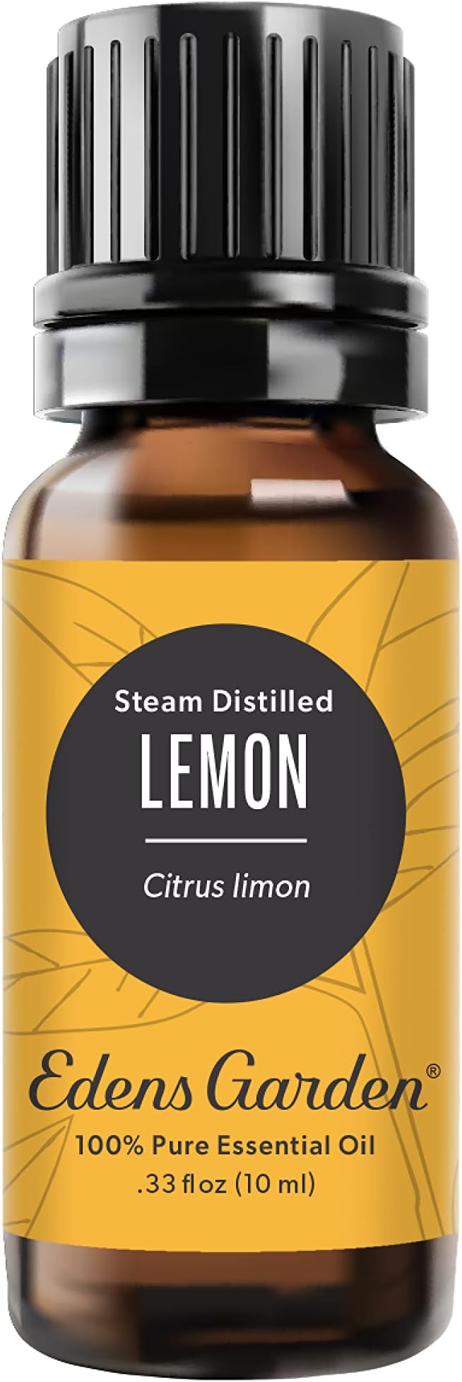 Edens Garden Lemon- Steam Distilled Essential Oil- 100% Pure Premium Grade, Undiluted, Natural, Therapeutic, Aromatherapy, The Best for Diffuser, Skin, Candle, Kid Safe 10 ml (.33 fl oz)