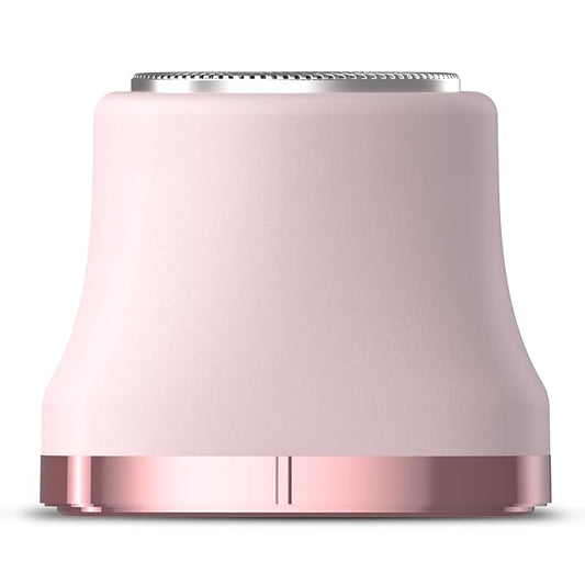 Bikini Trimmer Replacement Facial Shaving Head - Stainless Steel, Detachable, Easy to Clean, Pink