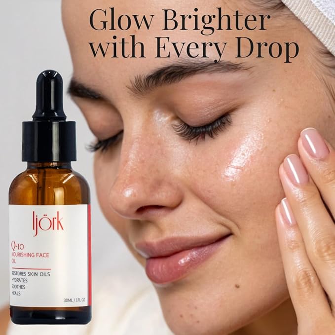Q-10 Nourishing Face Oil | Potent Rejuvenating Oil Empowered With Vitamin A+C+E | Enhances the Efficacy of Other Skin Products