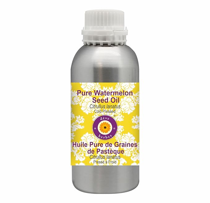 dève herbes Pure Watermelon Seed Oil (Citrullus lanatus) Cold Pressed 1250ml, (42 oz)