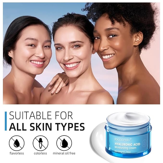 Hydro Boost Hyaluronic Acid Moisturizing Cream, Oil-Free,Face Moisturizer Exclusive For Dry Skin,Long lasting Hydro Boost Moisturizer-1.76 Fl. Oz (Cream)