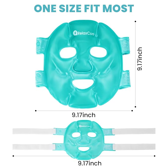 Cold face eye mask ice