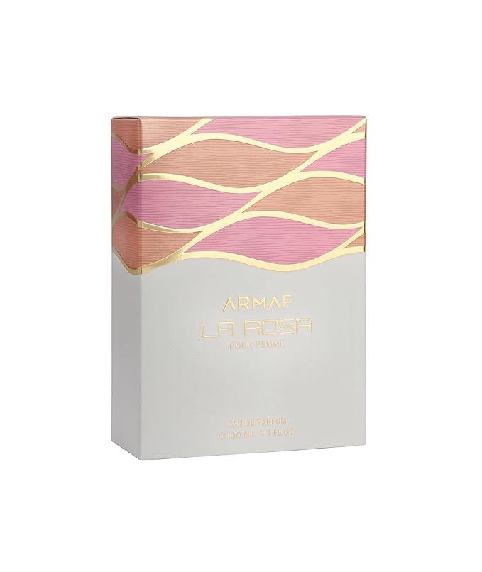 Armaf La Rosa Pour Femme Eau De Parfum 100ML For Her, Floral Fragrance, Perfume For Women, La Via