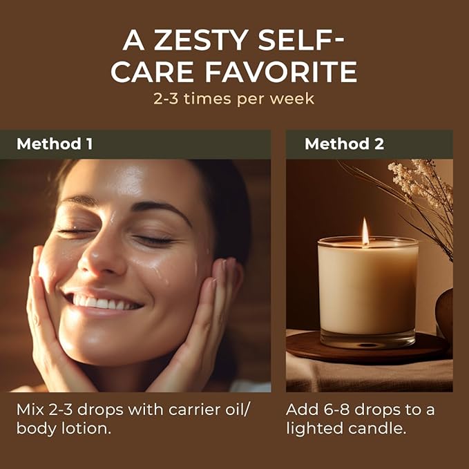 Gya Labs Lemon Essential Oil for Skin - 0.34 Fl Oz - 100% Pure Natural Lemon Oil for Diffuser, Cleaning, Refreshing Scent for Aromatherapy, DIY & Candle Making