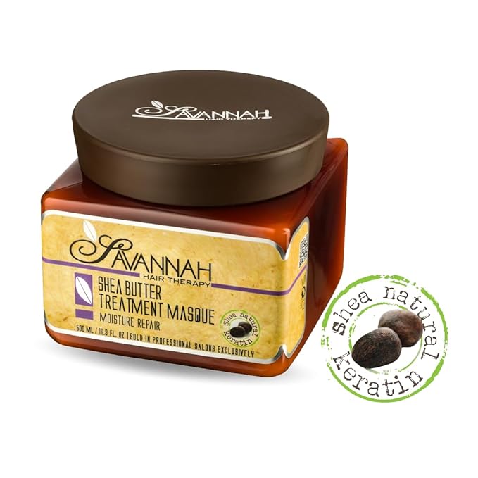 Hair Mask for Damaged Hair with Shea Butter & Keratin – Hydrate, Repair & Rejuvenate with Deep Moisture Treatment for Dry, Damaged, and Curly Hair