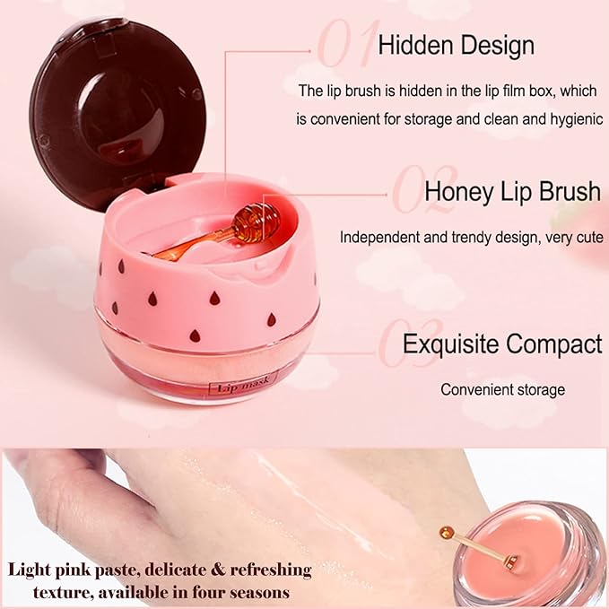 4PCS Bee Lip Balm Lip Mask Wrinkle