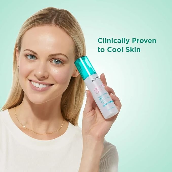 JOAH Heal Me CICA Cooling Gel Mist, Infused with Centella Asiatica, Mint, & Aloe Vera, Reduces Redness, Cools Skin, & Provides Deep Hydration, Cruelty Free - Red