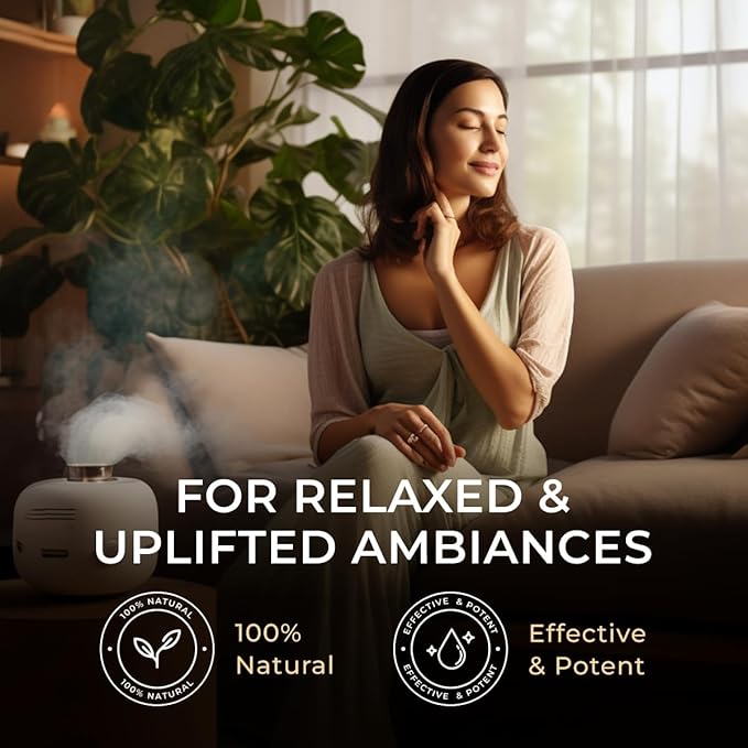 Gya Labs Rose Essential Oils for Skin Use - 0.34 Fl Oz - 100% Pure Natural Rose Oil for Face, Hair, Diffuser, Perfume & Candle Making Scent Aromatherapy