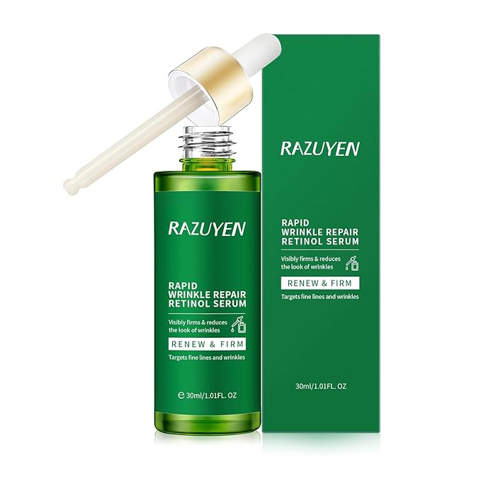 Retinol Serum for Face, Anti Aging Serum with Peptide for Fine Lines and Wrinkles, Smoothing, Repairing and Hydrating Face Serum, 30ml (1 Fl Oz)
