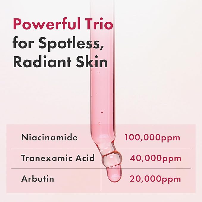 Niacinamide 10% + Tranexamic Acid 4% Serum, Arbutin 2%, Hyaluronic Acid, TXA Facial Serum, Glass Skin, Clarifying, Radiant Complexion with Natural Color, Korean Skin care, 33ml, 1.11 fl.oz.