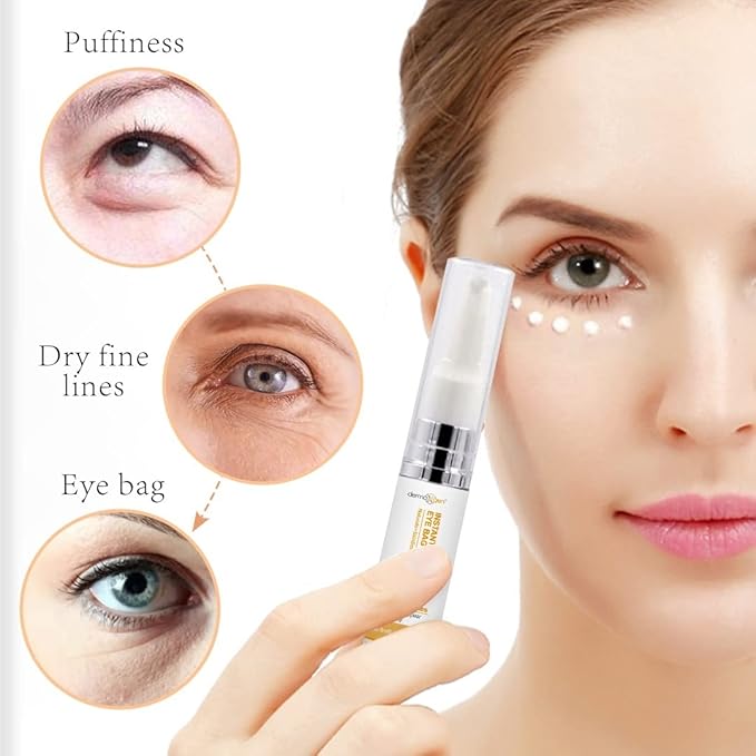 Instant Eye Cream Duo – Lightweight Formula for Hydrating & Refreshing Under-Eye Area, Reducing the Appearance of Puffiness & Dark Circles.