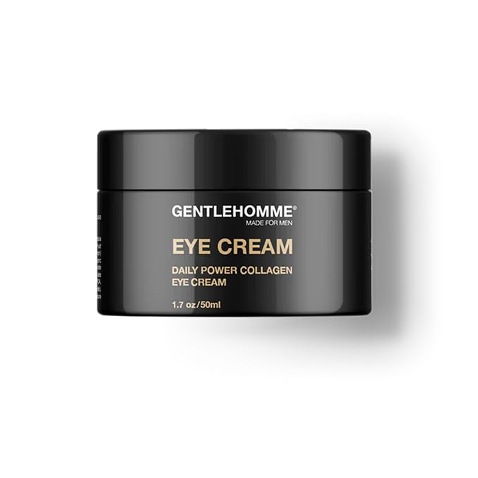 Collagen Eye Cream - Men’s Eye Cream - With Collagen, Hyaluronic Acid & Caffeine - Helps Smooth, Restore & Hydrate Under Eyes - For Wrinkles & Dark Circles -All Skin Types -Vegan - 1.7oz