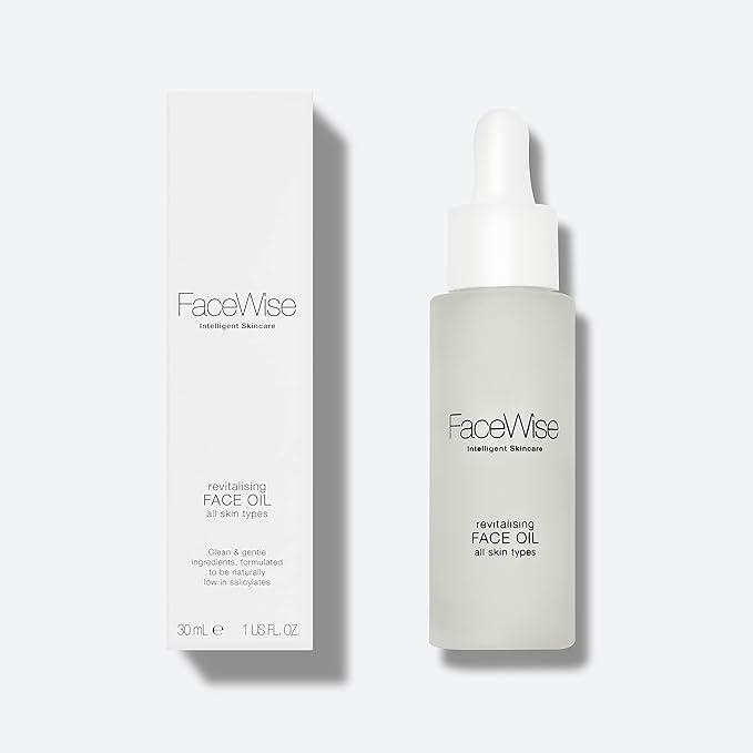 Revitalising Face Oil, Fast Absorbing Lightweight Moisturising Oil For Face, Blended with Kalahari Melon Seed Oil to Intensely Nourish Skin, for All Skin Types, Salicylate-Free Fragrance 30ml
