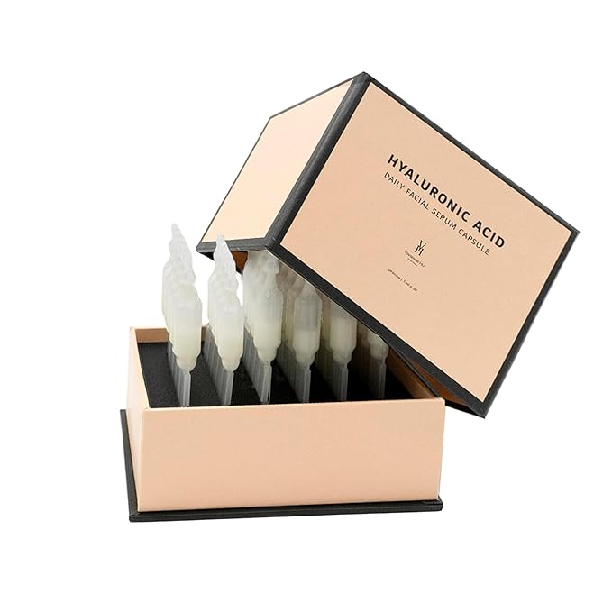 VivienneHu Hyaluronic Acid Serum Capsules, Hydrating Serum for Face with Retinol, Intense Hydration & Skin Plumping, Daily Facial Hydration Serum, Face Plumping Serum - 30 Capsules