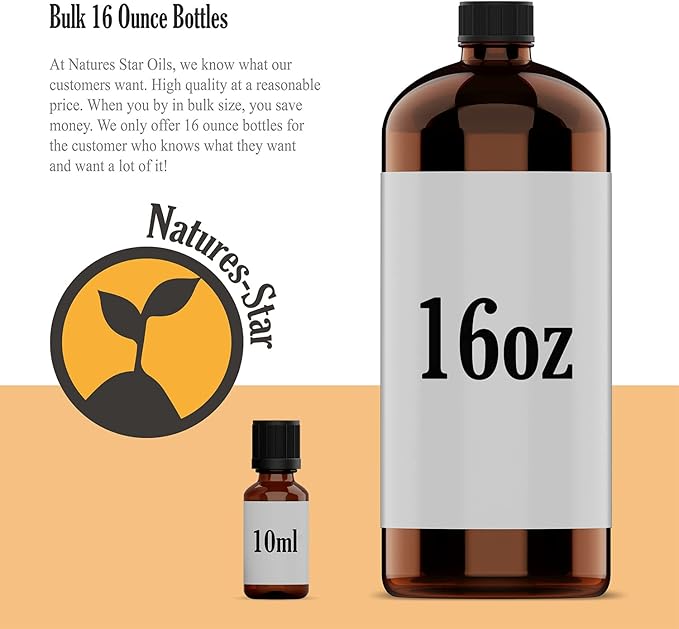 Lavender Essential Oil, 16 Ounce, Therapeutic Grade for Aromatherapy, Candle & Soap Making, Diffusers & Home, Lavender Oil