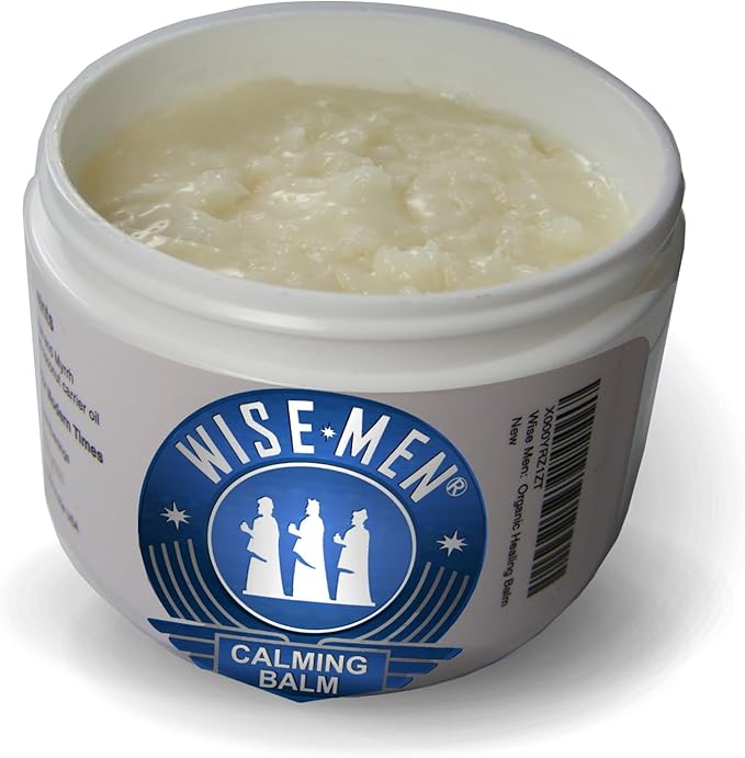 Wise Men Calm Balm - 4 fl oz. Natural Essential Oil Remedy Supports Relaxation and Aromatherapy