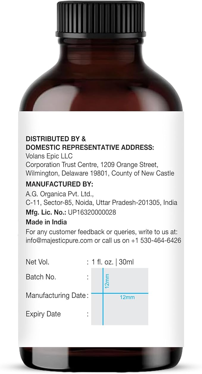 Majestic Pure Citrus Essential Oil Blend | 100% Pure & Natural for a Joyful, Positive Aroma | Pink Grapefruit, Orange, Spearmint, Lemon Essential Oil for Diffusers & Aromatherapy | 1oz