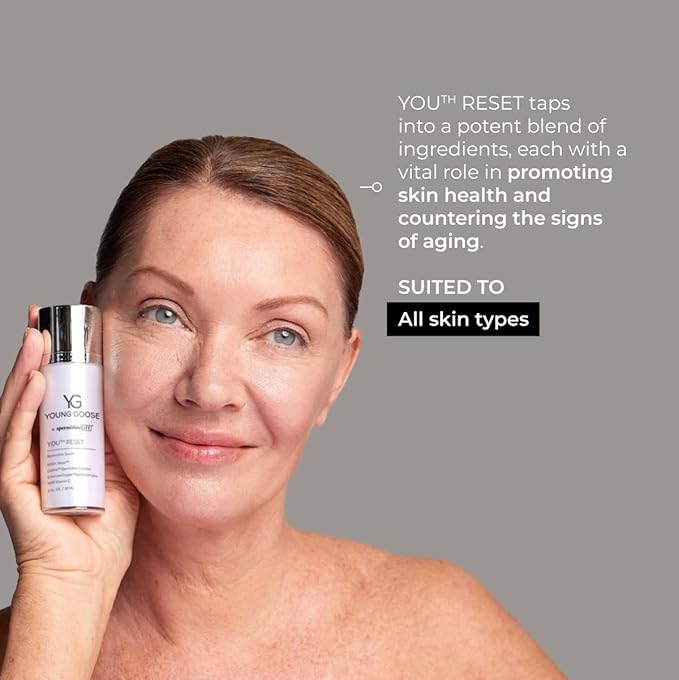 Young Goose, Youth Reset Serum | Cellular Regeneration and Repair | Improves Skin Texture | Promotes Skin Luminosity and Vibrancy - Large Size 30ml