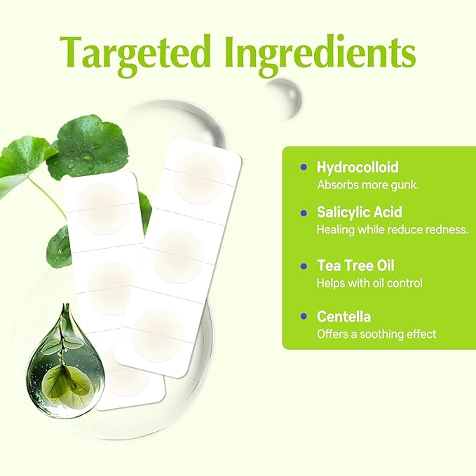 Pimple Patches For Face, Invisible Hydrocolloid Acne Patches Acne Treatment,Covering Zits & Blemishes in Skin and Face, Zit Patches with Salicylic Acid, FSA HSA Store Eligible Items 144 Count