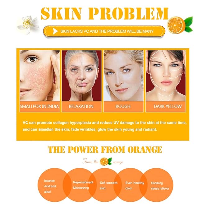 Vitamin C Face Serum - Dark Spot Remover Facial Vitamin C Serum with Hyaluronic Acid, Aloe Vera, & Vitamin E - Anti Aging Face Treatment for Dark Spots, Sun Damage, Fine Lines and Wrinkles