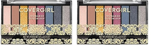 COVERGIRL TruNaked Queenship Eyeshadow Palette, 8 Shades, Flawless Look, 2 Pack, Matte, Shimmer, Lush, Smooth, Blendable, Rich Payout