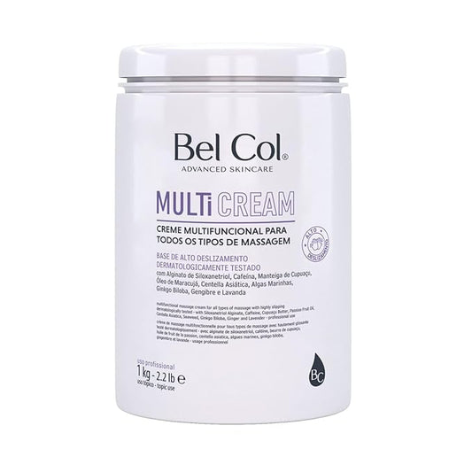 Bel Col Massage Cream – Body Lotion with Caffeine, Ginkgo Biloba and Herbal Oils – Hydrates, Soothes and Nourishes Skin – Suitable for All Skin Types (2.2 Lb.)