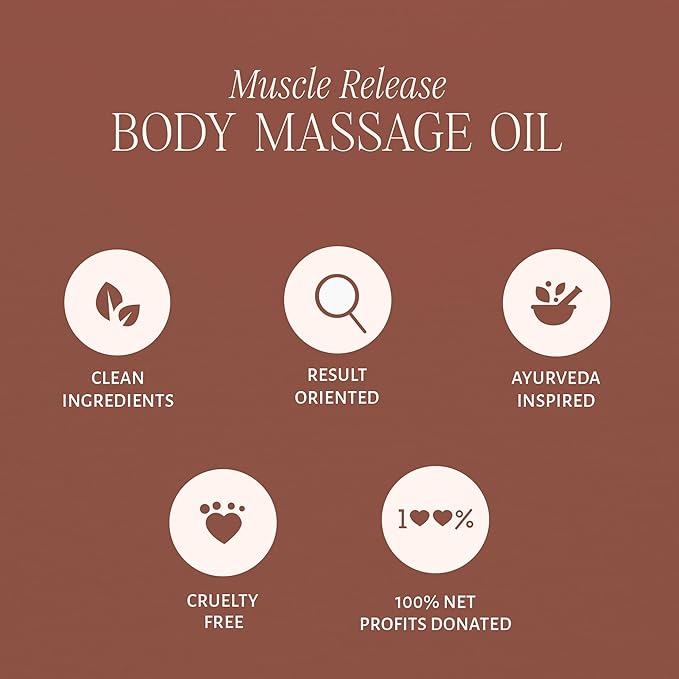 Shankara Body Massage Oil for Muscle Relief – All-Natural Body Oil with Arnica and Lavender Oil for Aromatic Massage Therapy – Warming Oil to Soothe Joints and Muscles (30 ml)