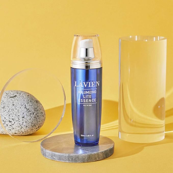 LAVIEN Volumizing Lite Essence - Facial Serum Essence with Hyaluronic Acid - Hydrating, Skin Elasticity, Skin Texture Improvement - Suitable for All Skin Types - 1.69 fl. oz. (50ml)