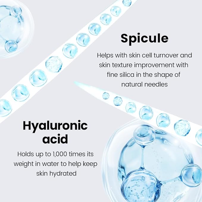 ILSO H-A Shot Booster Serum, Hyal-Spicule Exfoliating Serum, 0.5oz, Improves Skin Texture and Pore Tightening, Moisturizing Formula