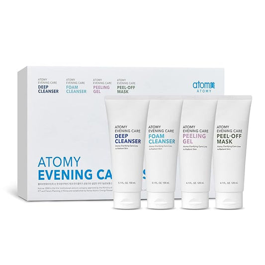 gadi place ATOMY Evening Care 4 Set/DEEP CLEANSER/FOAM CLEANSER/PEELING GEL/PEEL-OFF MASK
