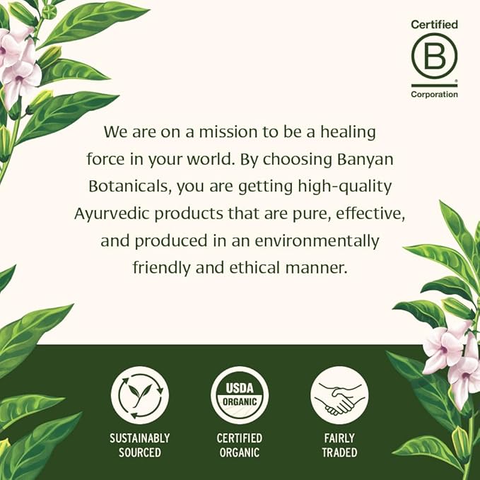 Banyan Botanicals Body Oil – Lightweight & Non-Greasy Body Oil – Ayurvedic Skin Care with Organic Jojoba Oil & Herbs for Soft, Smooth Skin – 4 oz – Non-GMO, Cruelty Free, Paraben Free Massage Oil