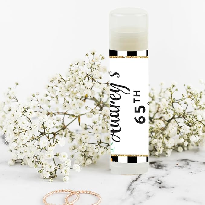 Andaz Press Personalized Milestone Birthday Party Black