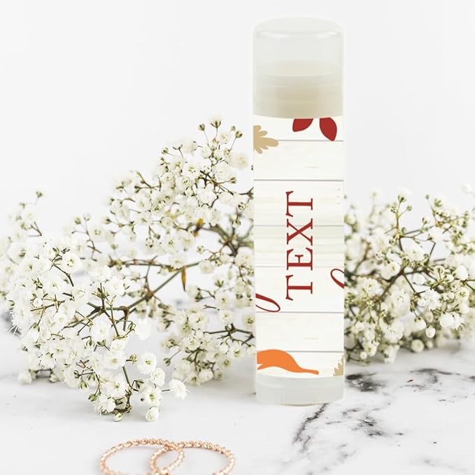 Andaz Press Personalized Lip Balm Party Leaves,